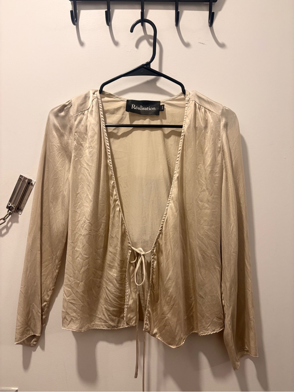 Silk Tie-Front Women's Bianca Top